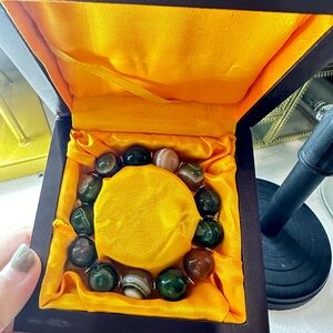 Buddha Stones Natural Malachite Protection Calmness Bracelet